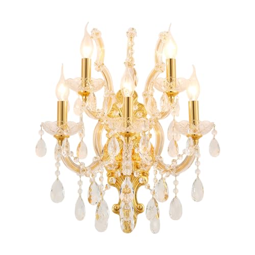 Large Modern Crystal Wall Lights
