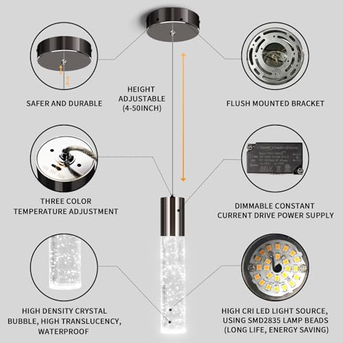 Modern Pendant Lights (3 Count)