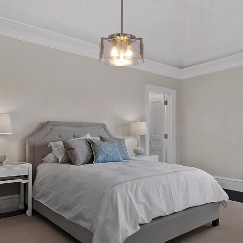 Nickel Chandeliers for Dining Room Light Fixture