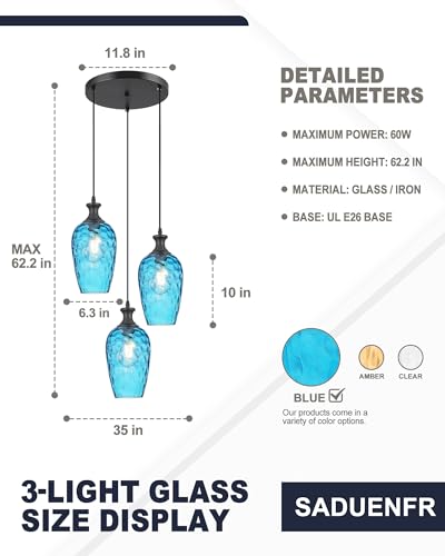 3 Light Cluster Pendant Lighting