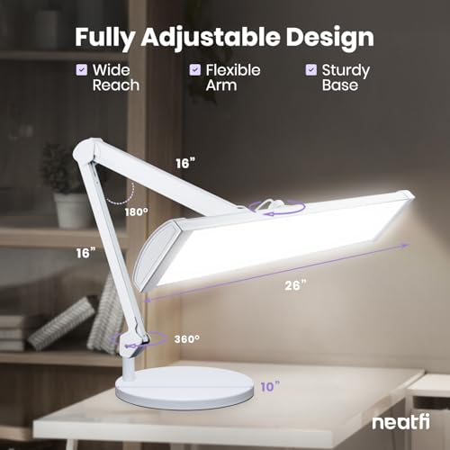 3 500 Lumens LED Desk Lamp with Base