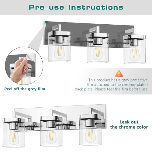 Chrome Bathroom Vanity Light