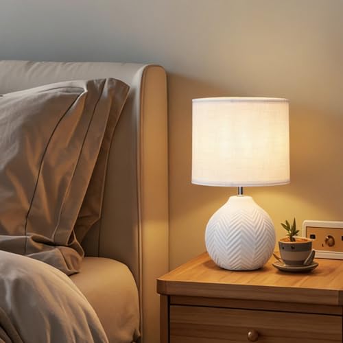 18.5" Ceramic Table Lamps Set of 2 (2 Count)