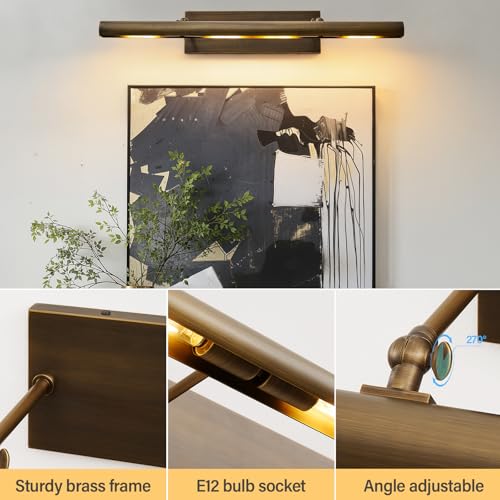 Antiquing Art Picture Frame Wall Light