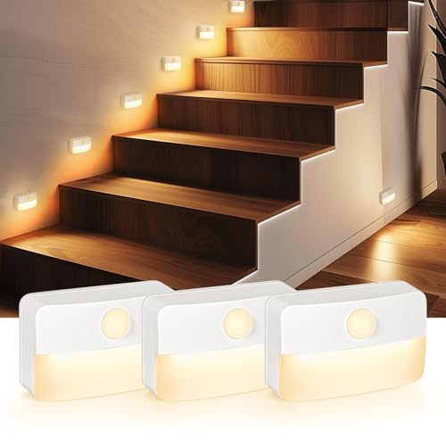 3 Pack Motion Sensor Stair Light for Indoor (3 Count)