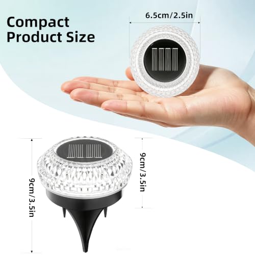 Mini Solar Ground Lights Outdoor (16 Count)