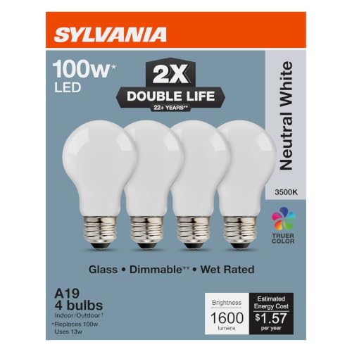 Sylvania Double Life LED Light Bulb (4 Count)