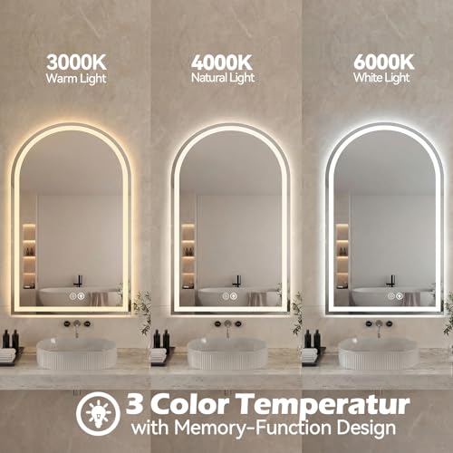 24"x32" LED Bathroom Mirror with Lights