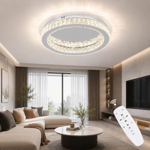 Dimmable Crystal LED Ceiling Light