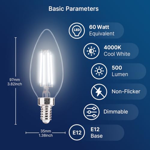 B11 LED Candelabra Bulb (24 Count)