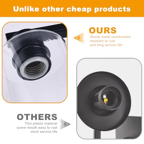 4 Light Bathroom Light Fixtures Black