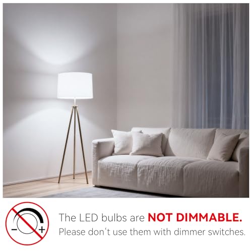 8 Pack LED Light Bulbs 60 Watt Equivalent (8 Count)