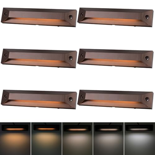 Energetic 5CCT LED Outdoor Step Lights (6 Count)