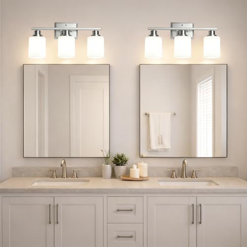 3 Light Bathroom Light Fixtures