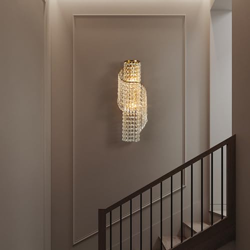 K9 Crystal Wall Sconces Gold