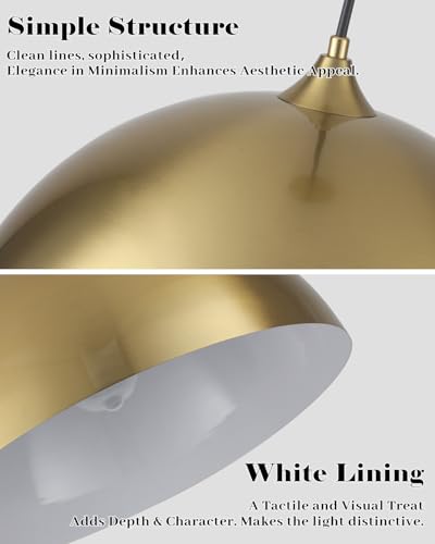 Gold Pendant Lights Kitchen Island (2 Count)