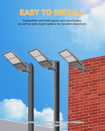 LED Parking Lot Light 300W 42000LM 5000K