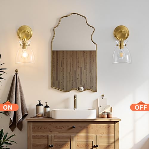 Gold Wall Sconce 1