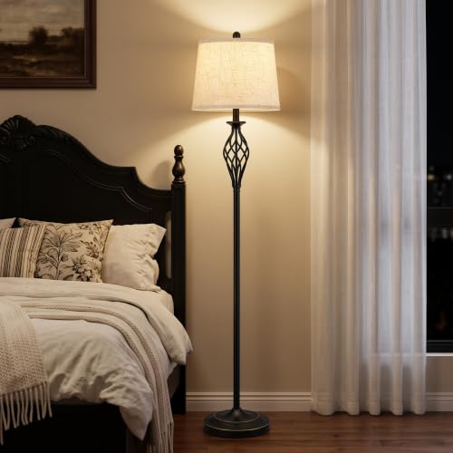 Floor Lamps for Living Room (Black)