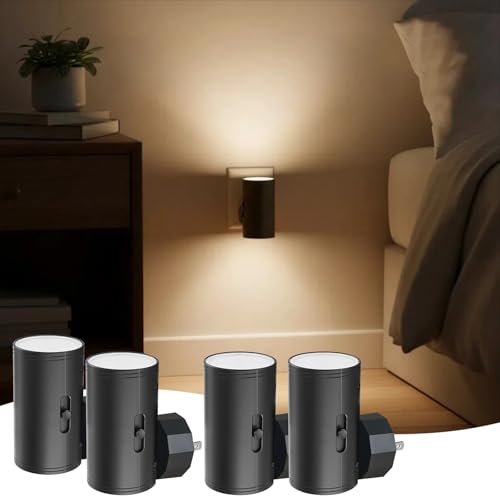 4 Pack LED Night Light Plug in (4 Count)