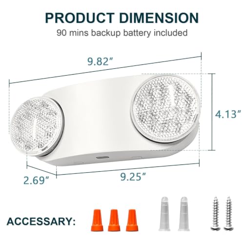 4PK LED Emergency Lights