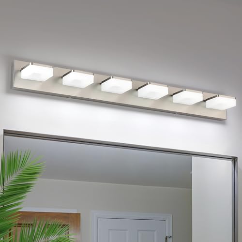 Brushed Nickel Vanity Lights for Bathroom 6