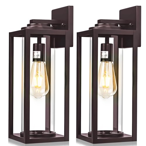 16in Large Outdoor Wall Lights for House (2 Count)
