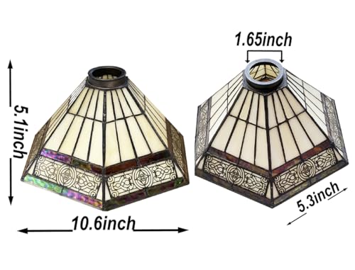Tiffany Glass Lampshade Replacement Stained Glass Lampshade Pendant Lamp Shade Replacement Floor Lamp Lamp Shade HUI6040