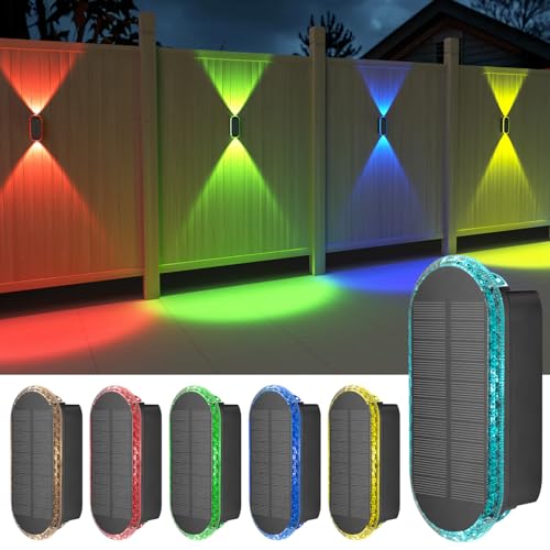 Solar Fence Lights Backyark (6 Count)