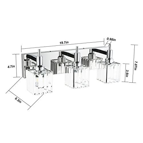 Modern Crystal Bathroom Vanity Light 3