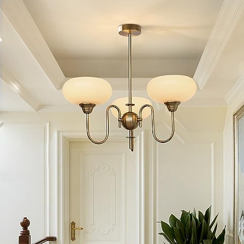 Modern Gold Globe Chandelier Light Fixture Mid Century 3