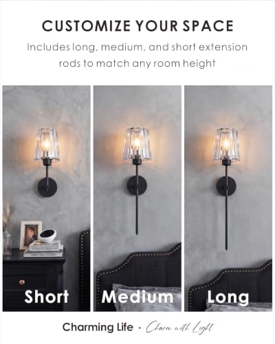 Battery Operated Wall Sconces Set of 2
