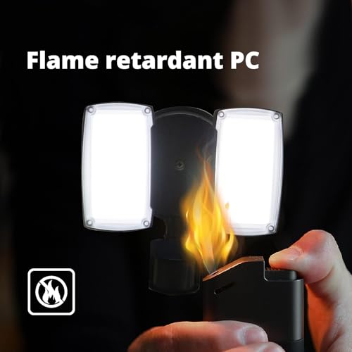 2 Pack 19W LED Flood Light Motion Sensor Outdoor