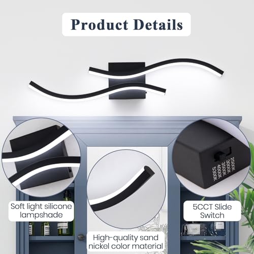 2 Packs Bathroom Vanity Light Fixture