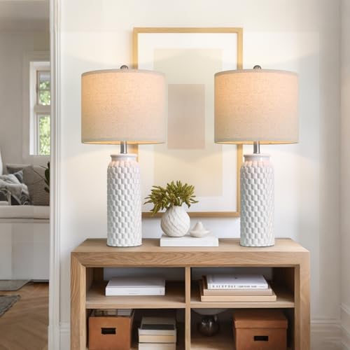 27" Ceramic Table Lamps Set of 2 (2 Count)