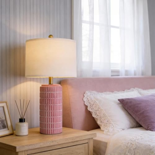 23" Ceramic Table Lamps for Living Room (2 Count)