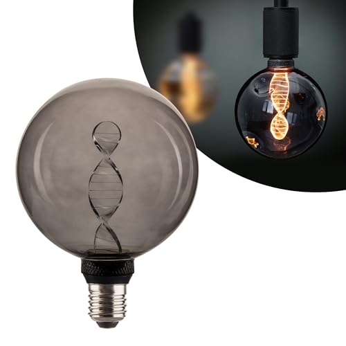 Unique Decorative Light Bulb Dimmable LED Low Lumen E26 Smoke G125
