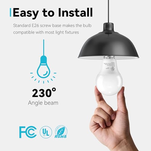 8 Pack LED Light Bulbs 60 Watt Equivalent (8 Count)