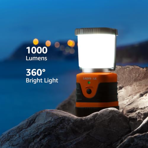 1000LM LED Camping Lantern Rechargeable with 4 Light Modes
