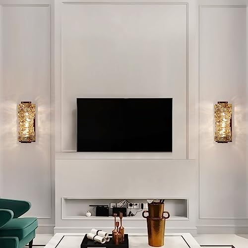 Gold Crystal Wall Sconce