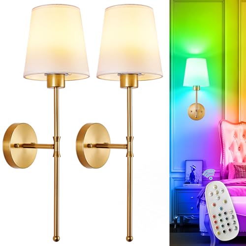 Battery Operated Wall Sconce (2 Count)