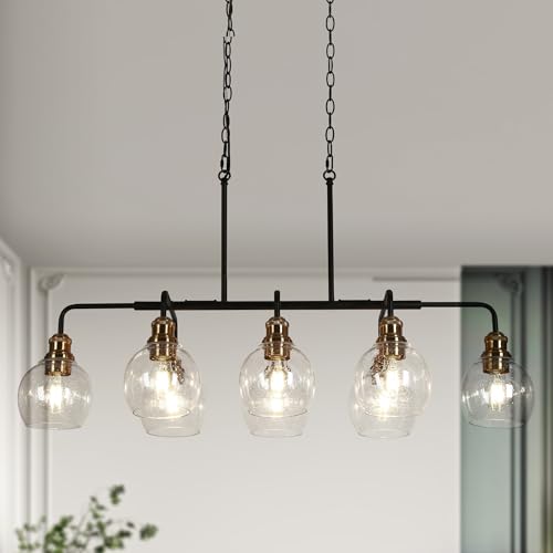40" Large Rectangular Linear Chandelier