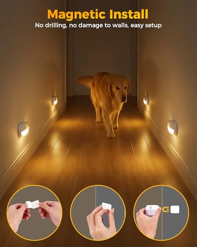 12 Pack Rechargeable Motion Sensor Stair Lights (12 Count)