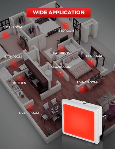 Red Night Lights Plug into Wall 2 (2 Count)
