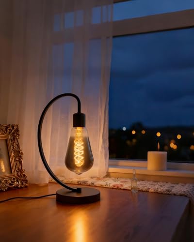 ST64 LED Vintage Edison Light Bulbs 60W Equivalent (4 Count)