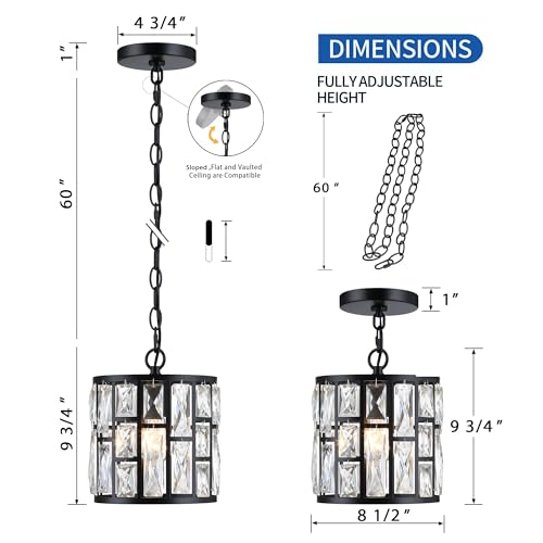 Modern Crystal Pendant Light