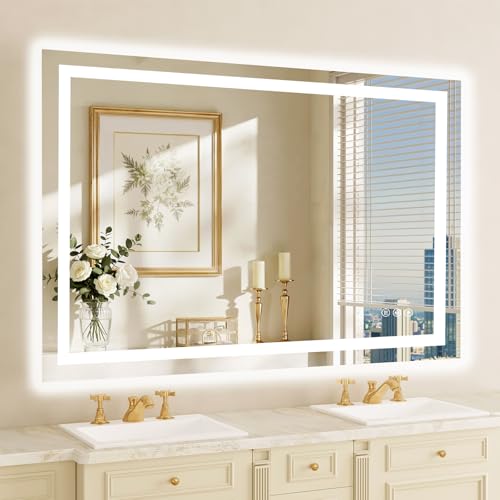 36"x55" LED Bathroom Mirror with Lights