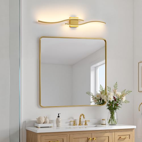 Gold LED Bathroom Vanity Lights