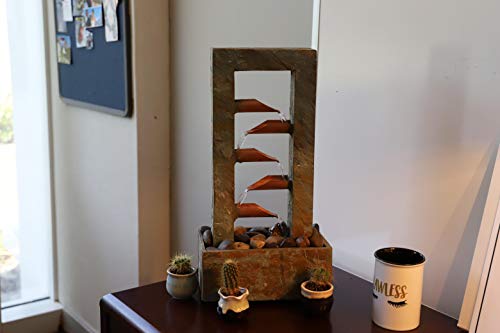 Spillway Rustic Indoor Table Fountain