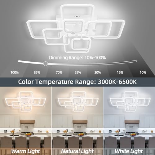 Dimmable Modern LED Ceiling Light 8